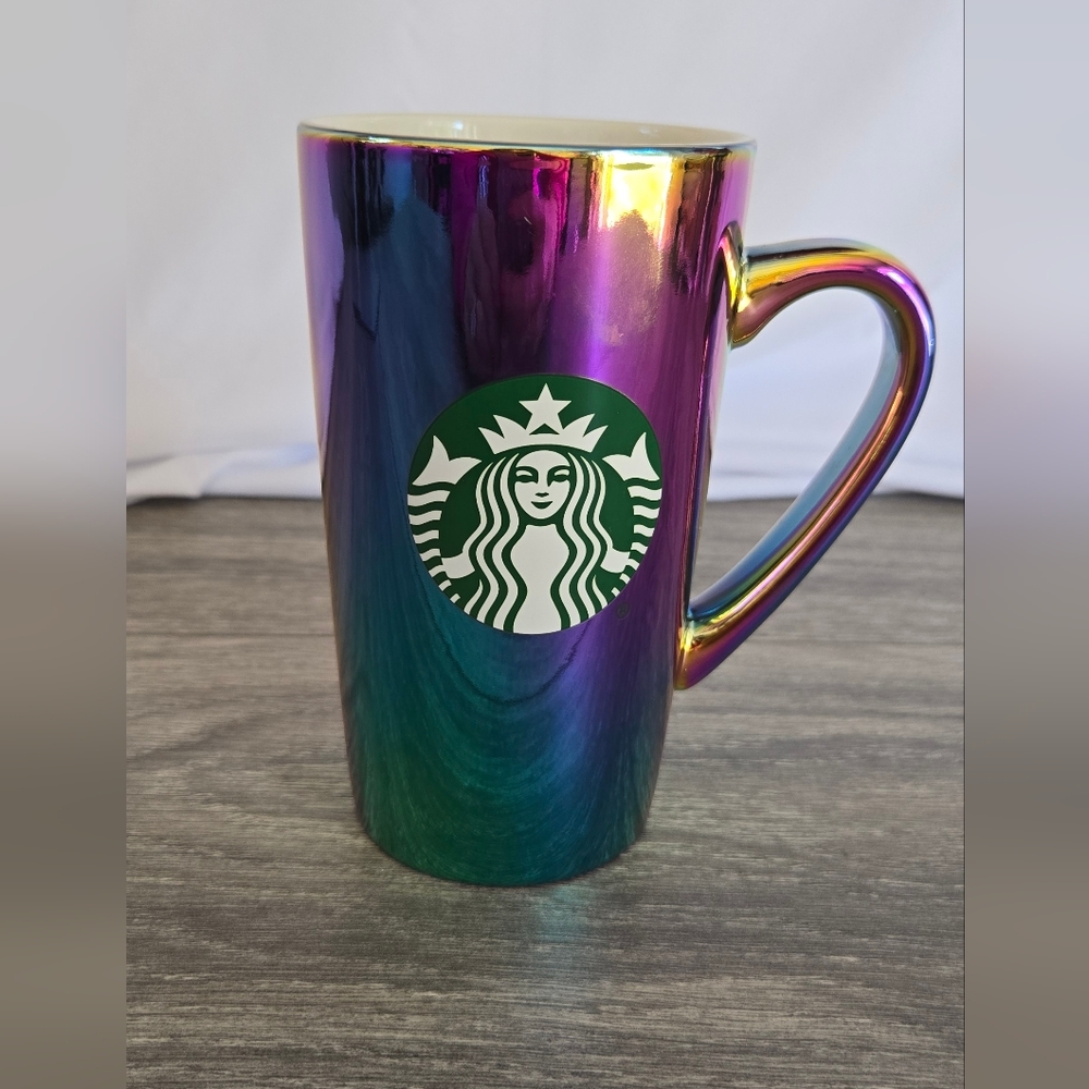 Starbucks Iridescent Rainbow Logo Mug
